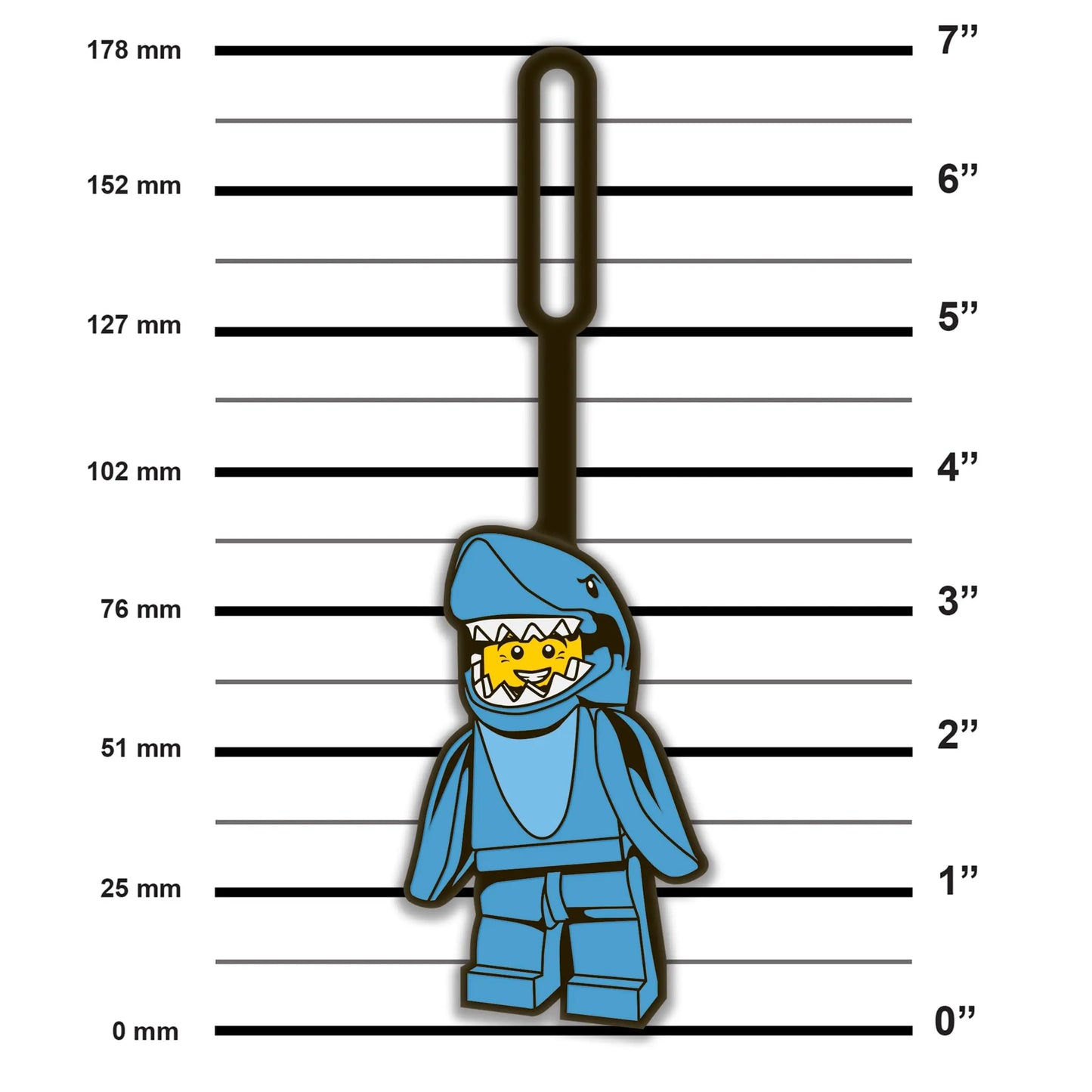 LEGO Minifigures Bag Tag - Shark Suit Guy (52540) IQ Hong Kong, Ltd.