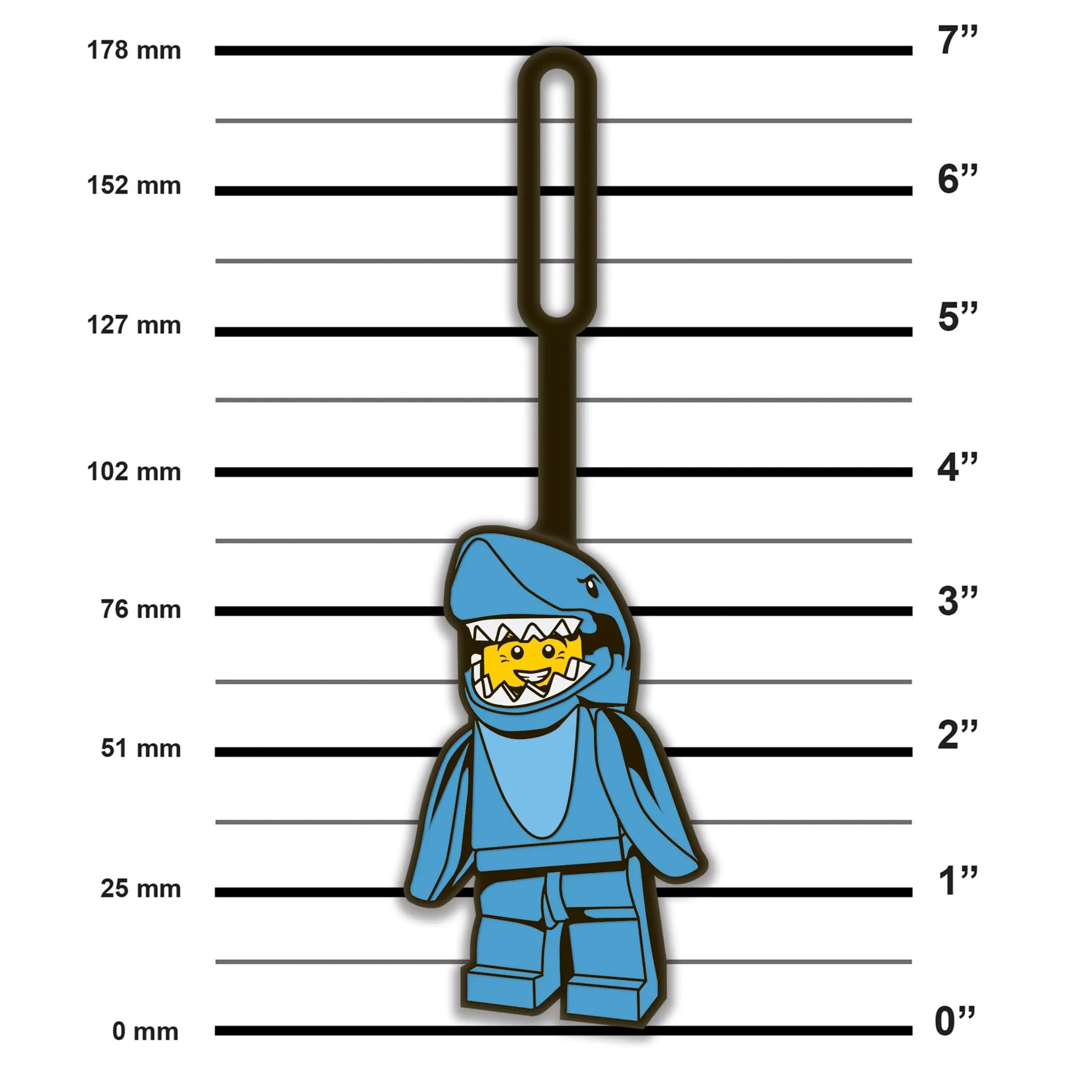 LEGO Minifigures Bag Tag - Shark Suit Guy (52540) IQ Hong Kong, Ltd.