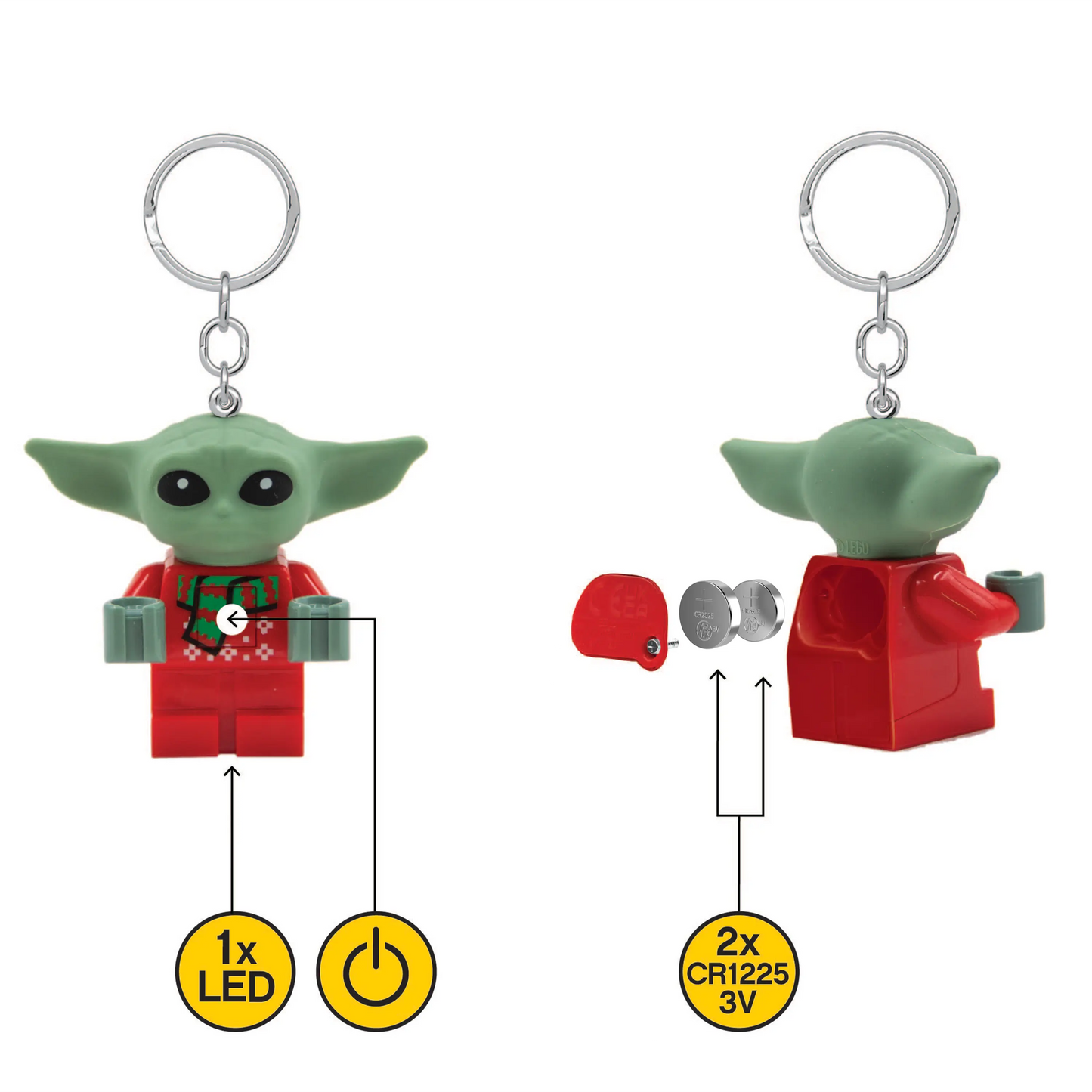 LEGO Star Wars The Mandalorian Key Light - Grogu Holiday Sweater (KE208H) IQ Hong Kong, Ltd.