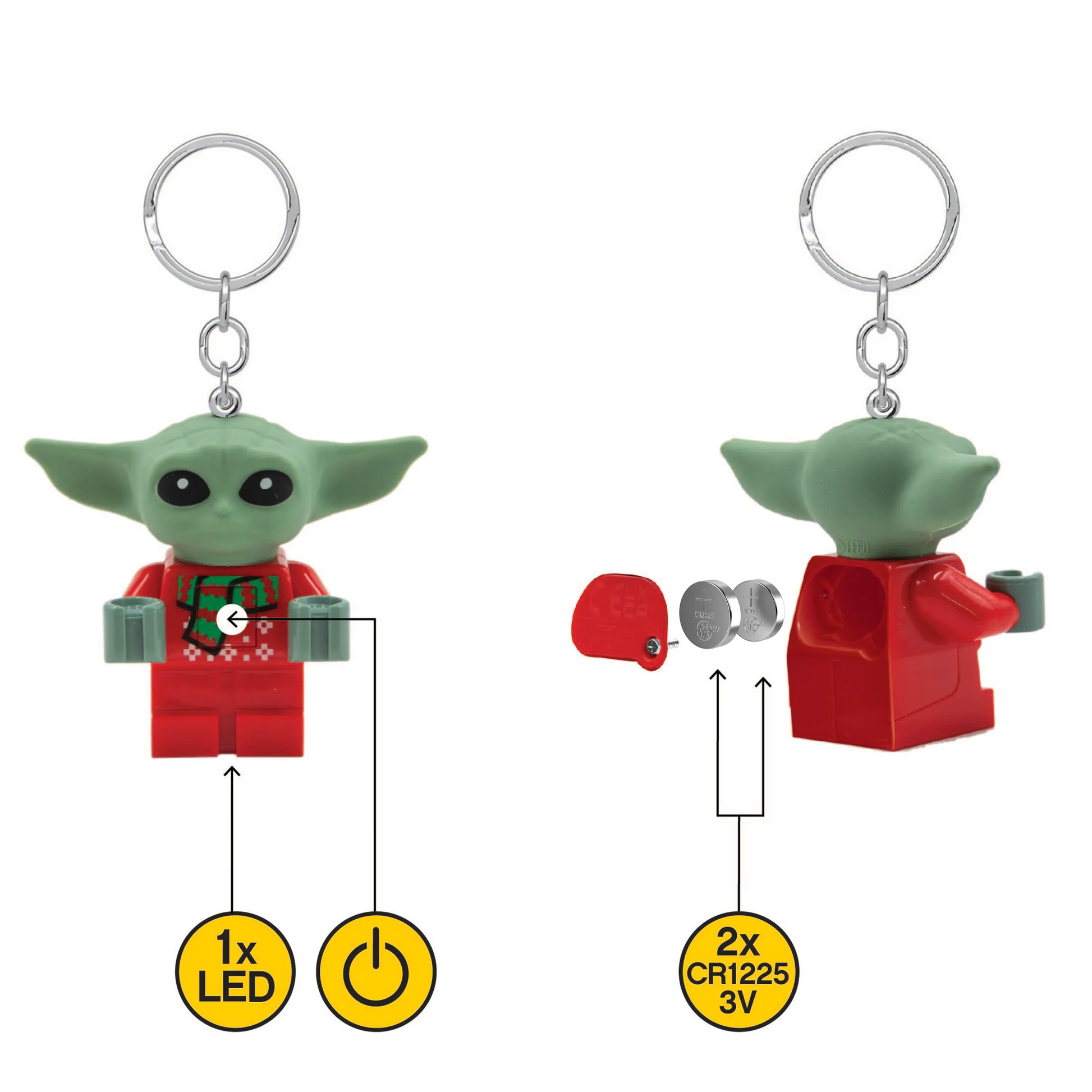 LEGO Star Wars The Mandalorian Key Light - Grogu Holiday Sweater (KE208H) IQ Hong Kong, Ltd.