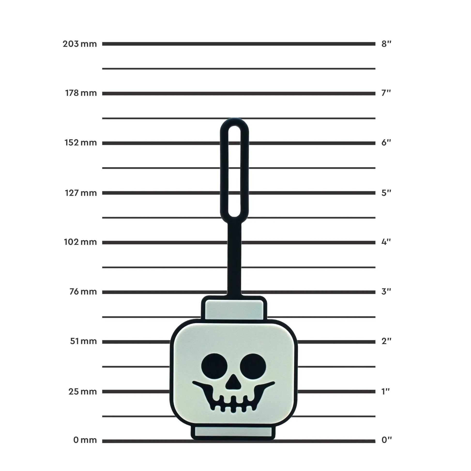 LEGO Minifigures Bag Tag - Skeleton Head Glow in the Dark (53648) IQ Hong Kong, Ltd.
