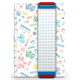 LEGO Stationery Journal with Building Band - White