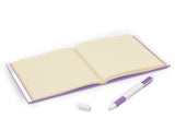 LEGO Stationery Locking Notebook and Gel Pen - Lavender