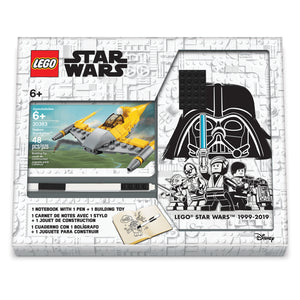 LEGO STAR WARS NABOO STARFIGHTER JOURNAL + BUILDING TOY + GEL PEN
