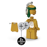 LEGO Ninjago Legacy Gold Ninja 175% Scale Minifigure LED Keychain Light