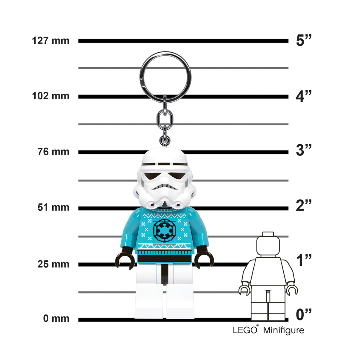 Lego stormtrooper online keychain