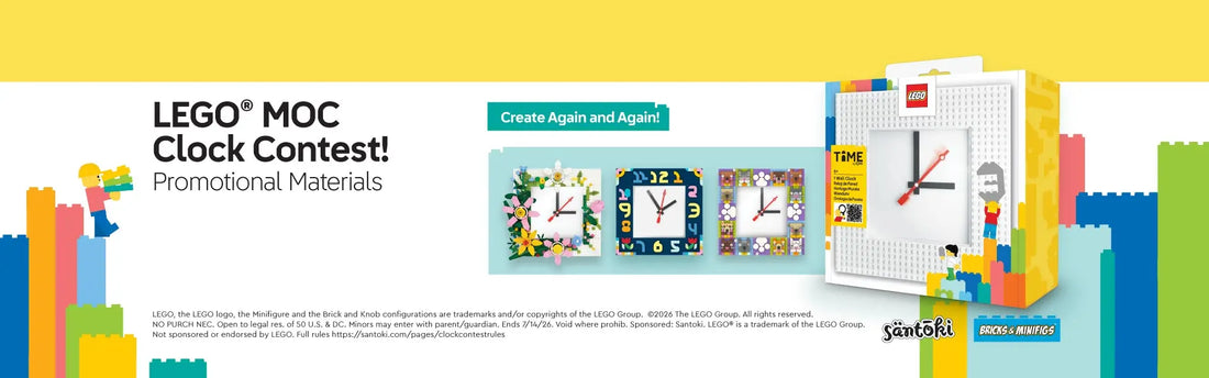 Design, Build, Play, Repeat: The LEGO® MOC Clock Contest Starts Today