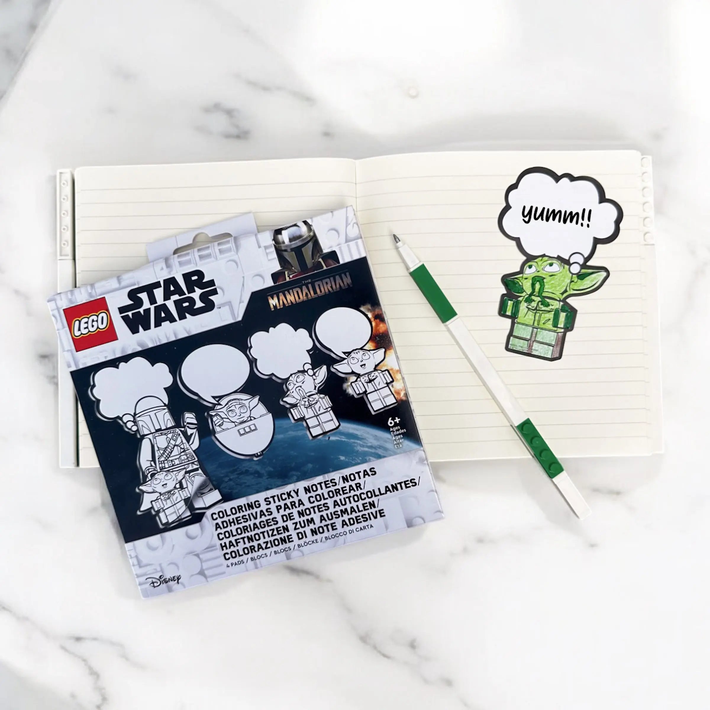 Santoki Showcasing New LEGO® Coloring Sticky Note Line