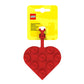LEGO® Bag Tag 3x3 Heart - Red (53658)