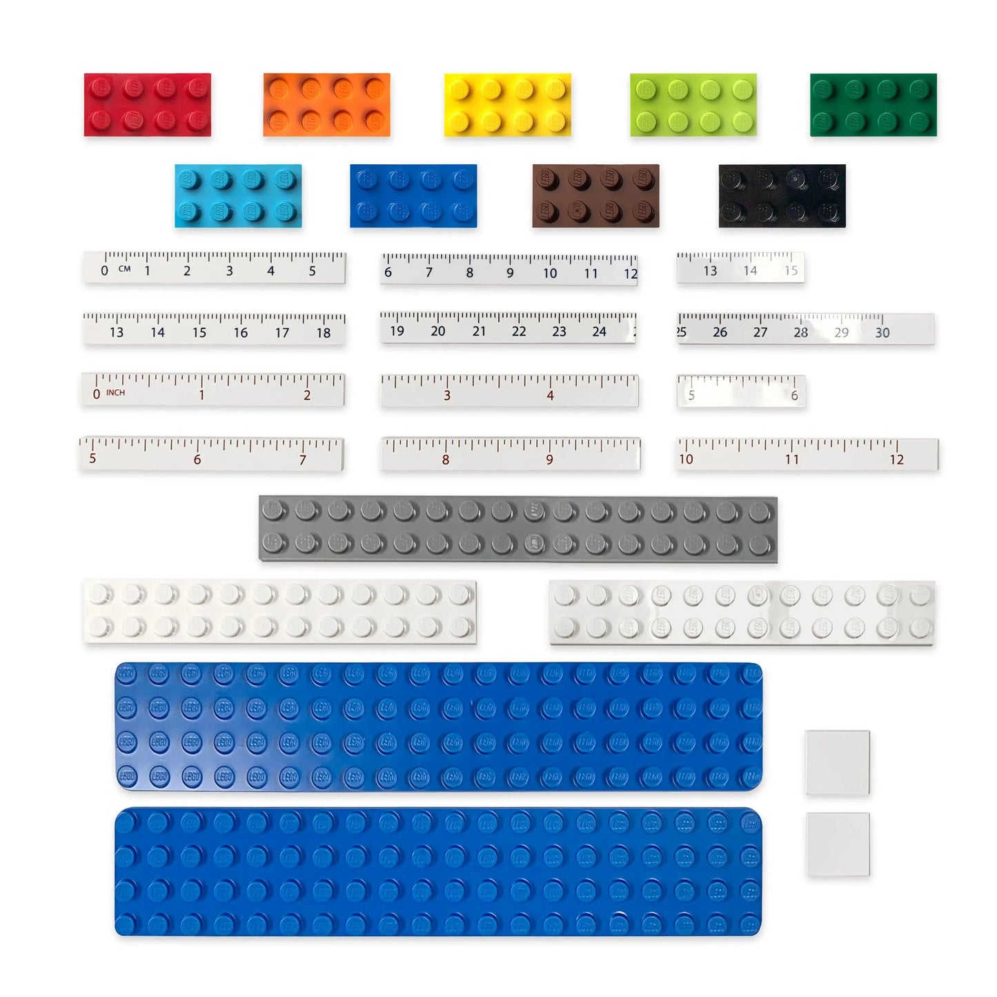 LEGO® Ruler with Construction Worker Minifigure (53709)
