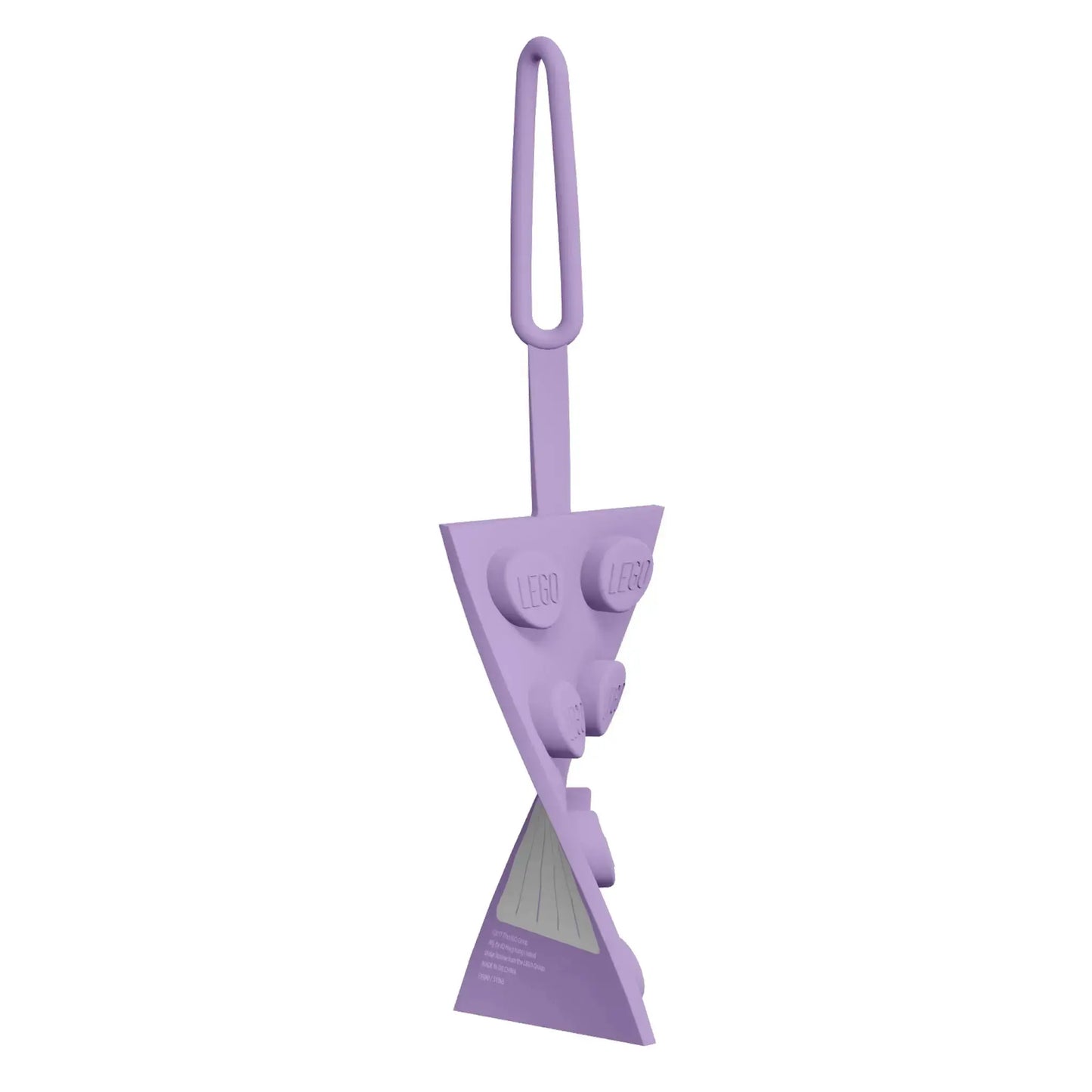 LEGO 2x4 Silicone Luggage Tag - Lavender (52035) IQ Hong Kong, Ltd.