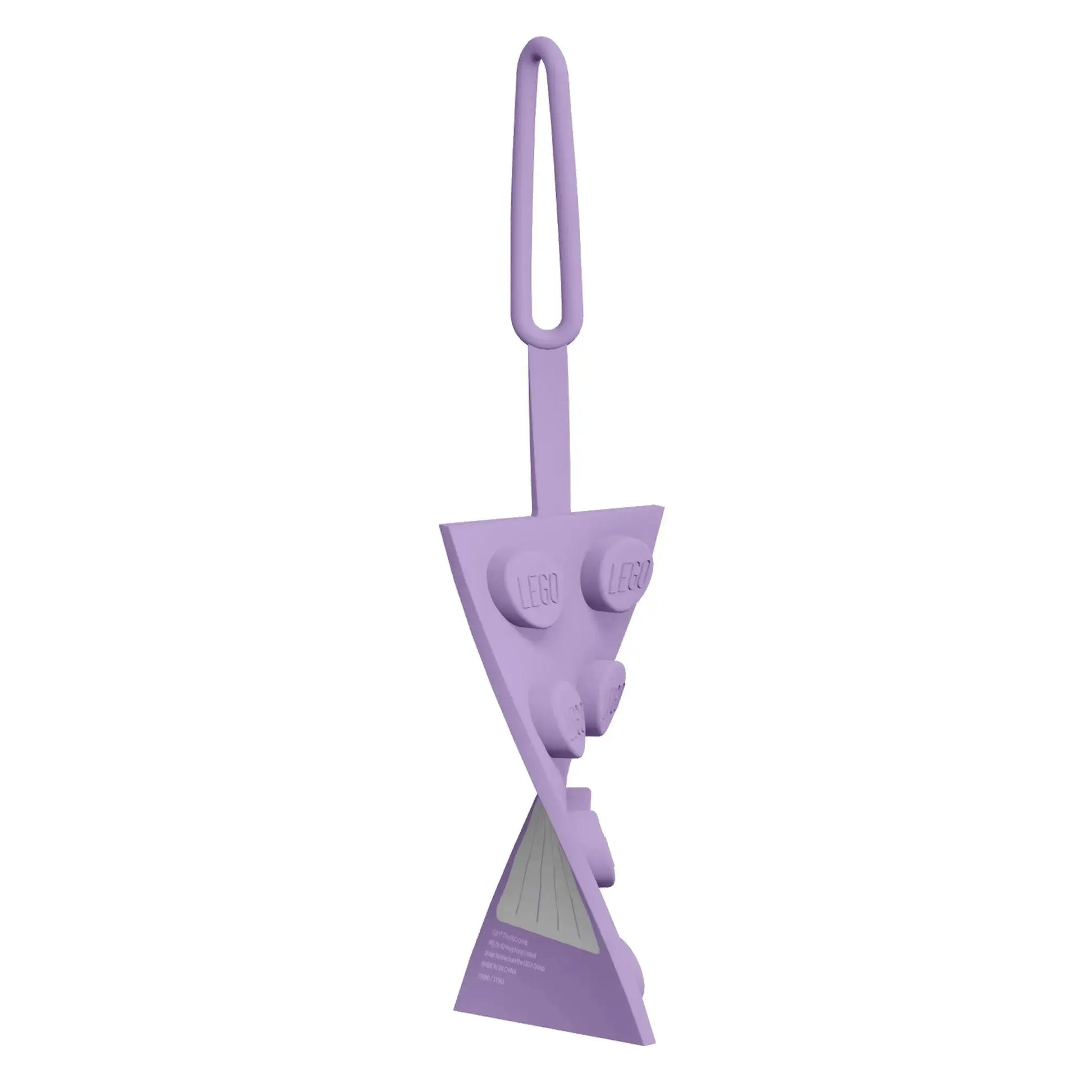 LEGO 2x4 Silicone Luggage Tag - Lavender (52035) IQ Hong Kong, Ltd.