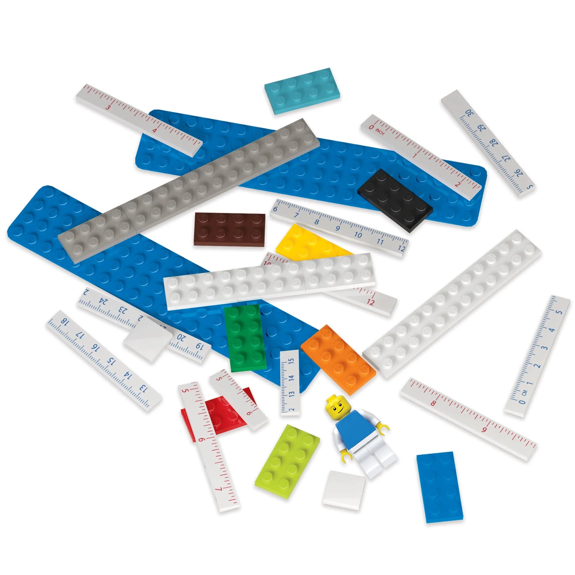 LEGO Buildable Ruler with Minifigure (52558) IQ Hong Kong, Ltd.