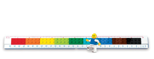 LEGO Buildable Ruler with Minifigure (52558) IQ Hong Kong, Ltd.