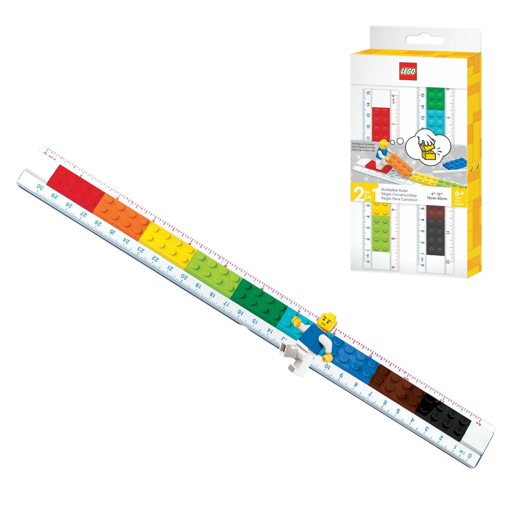 LEGO Buildable Ruler with Minifigure (52558) IQ Hong Kong, Ltd.