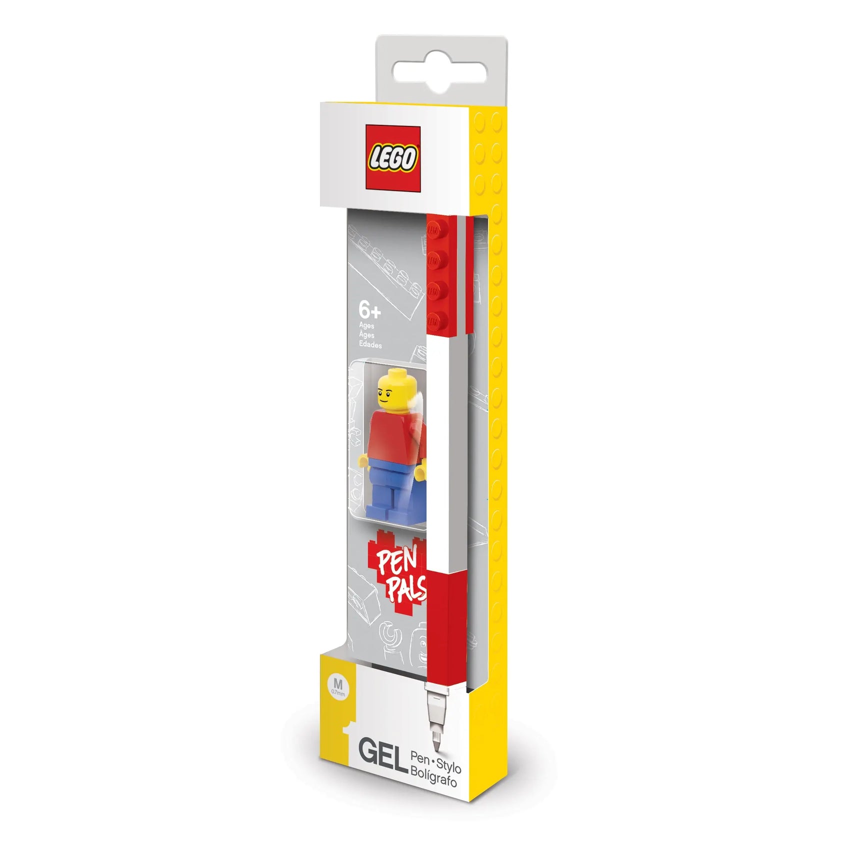 LEGO Pen Pal Gel Pen with Minifigure - Red (52602) IQ Hong Kong, Ltd.