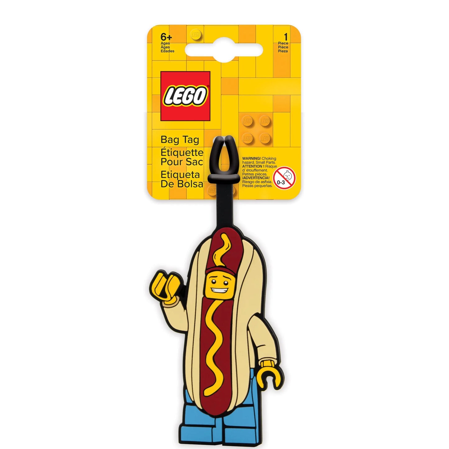 LEGO Minifigures Bag Tag - Hot Dog Man (52615) IQ Hong Kong, Ltd.