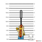 LEGO Minifigures Bag Tag - Hot Dog Man (52615) IQ Hong Kong, Ltd.