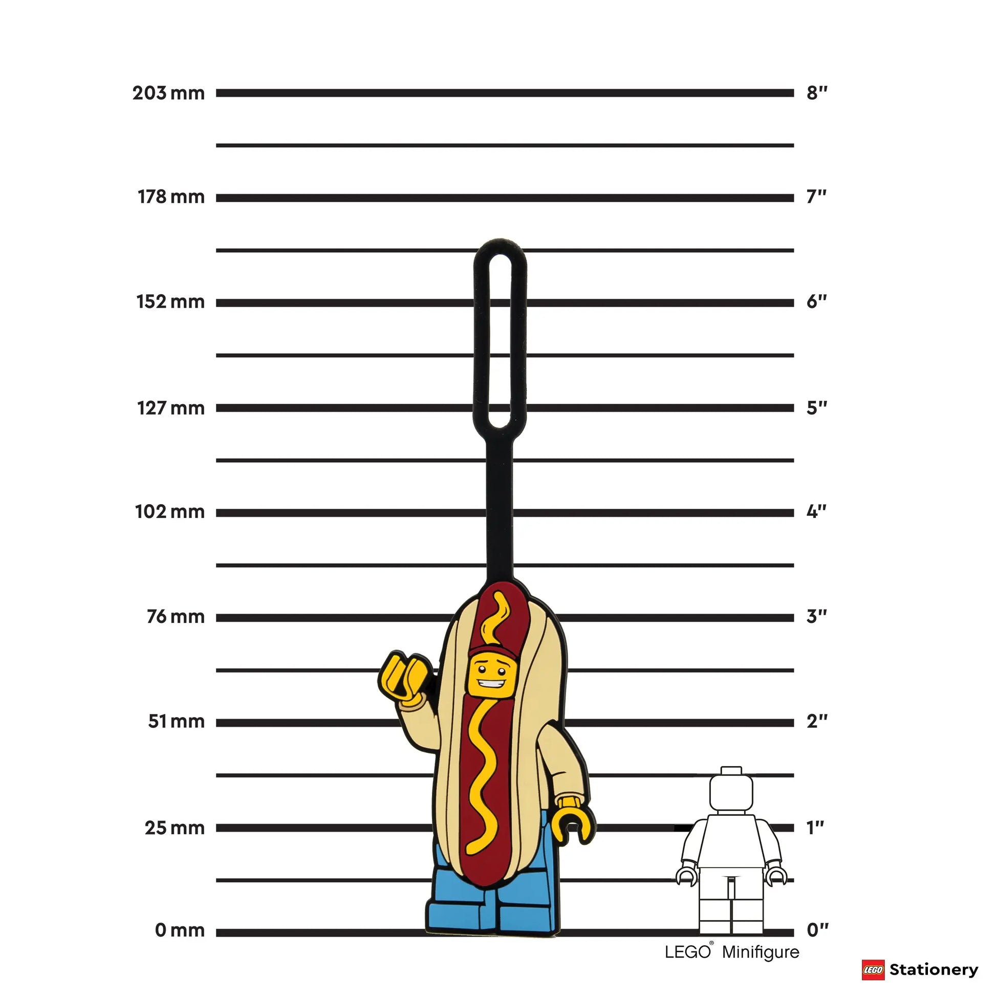 LEGO Minifigures Bag Tag - Hot Dog Man (52615) IQ Hong Kong, Ltd.