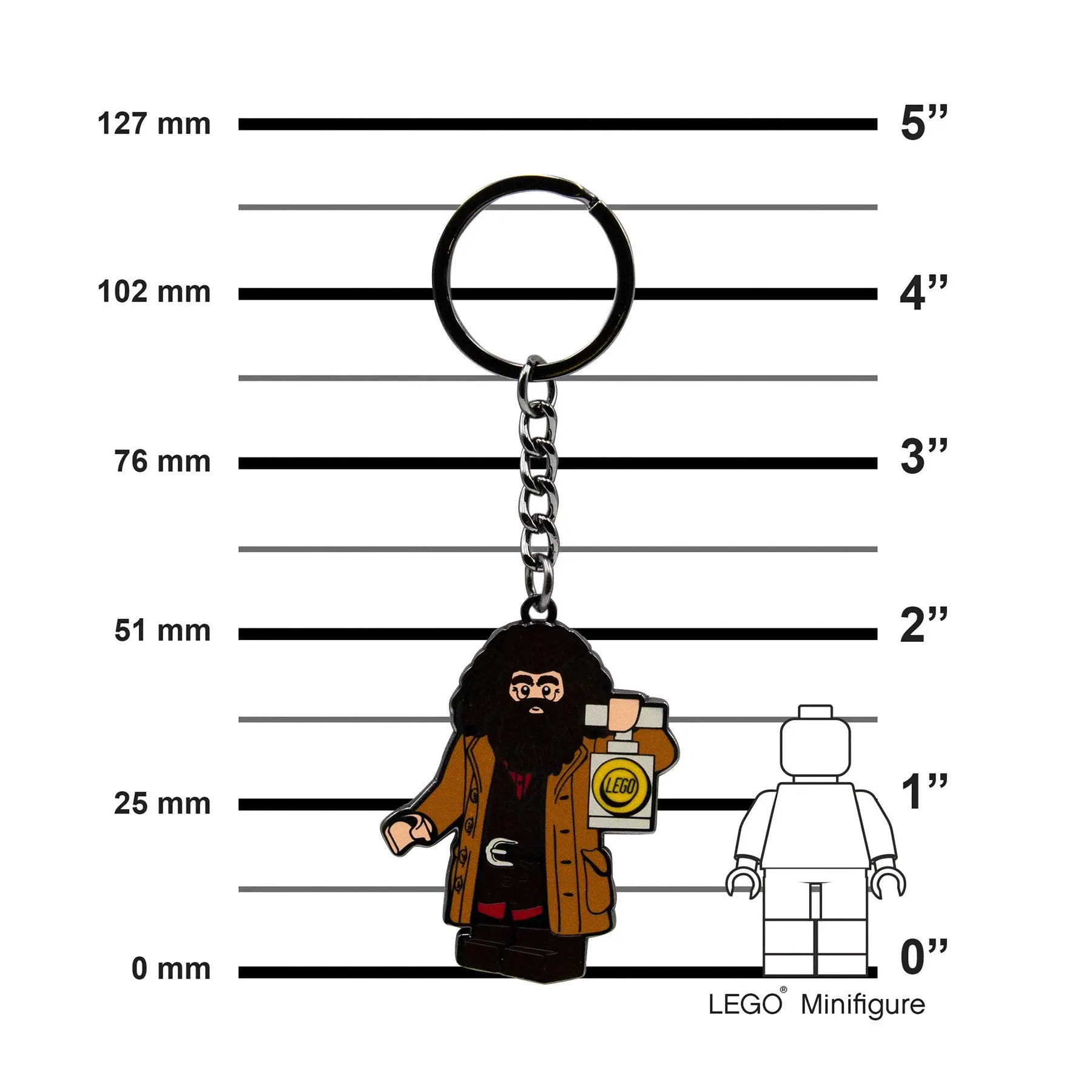 LEGO Harry Potter Enamel Keychain - Hagrid (53285) IQ Hong Kong, Ltd.
