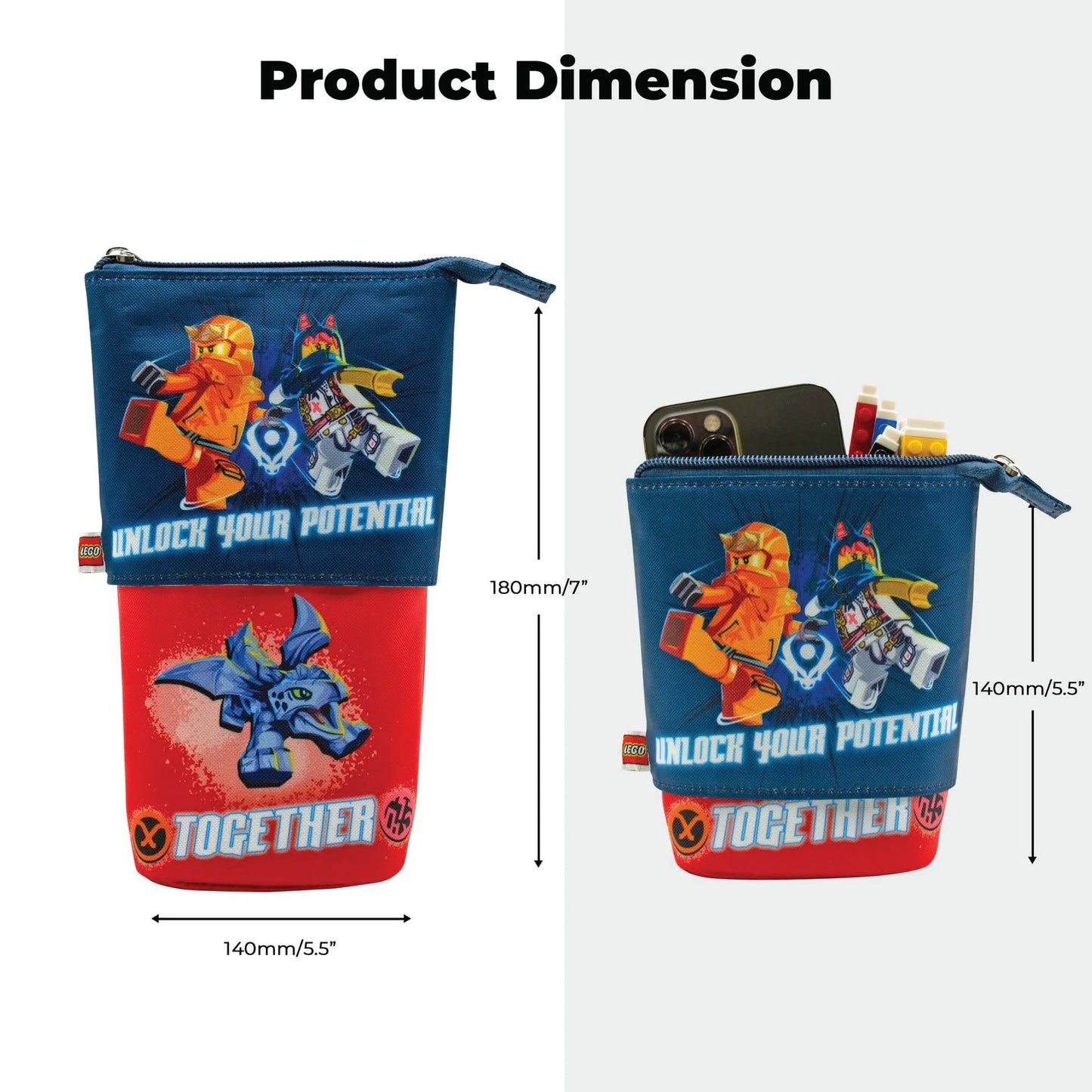 LEGO NINJAGO Pop Up Pencil Case - Together (53324) IQ Hong Kong, Ltd.
