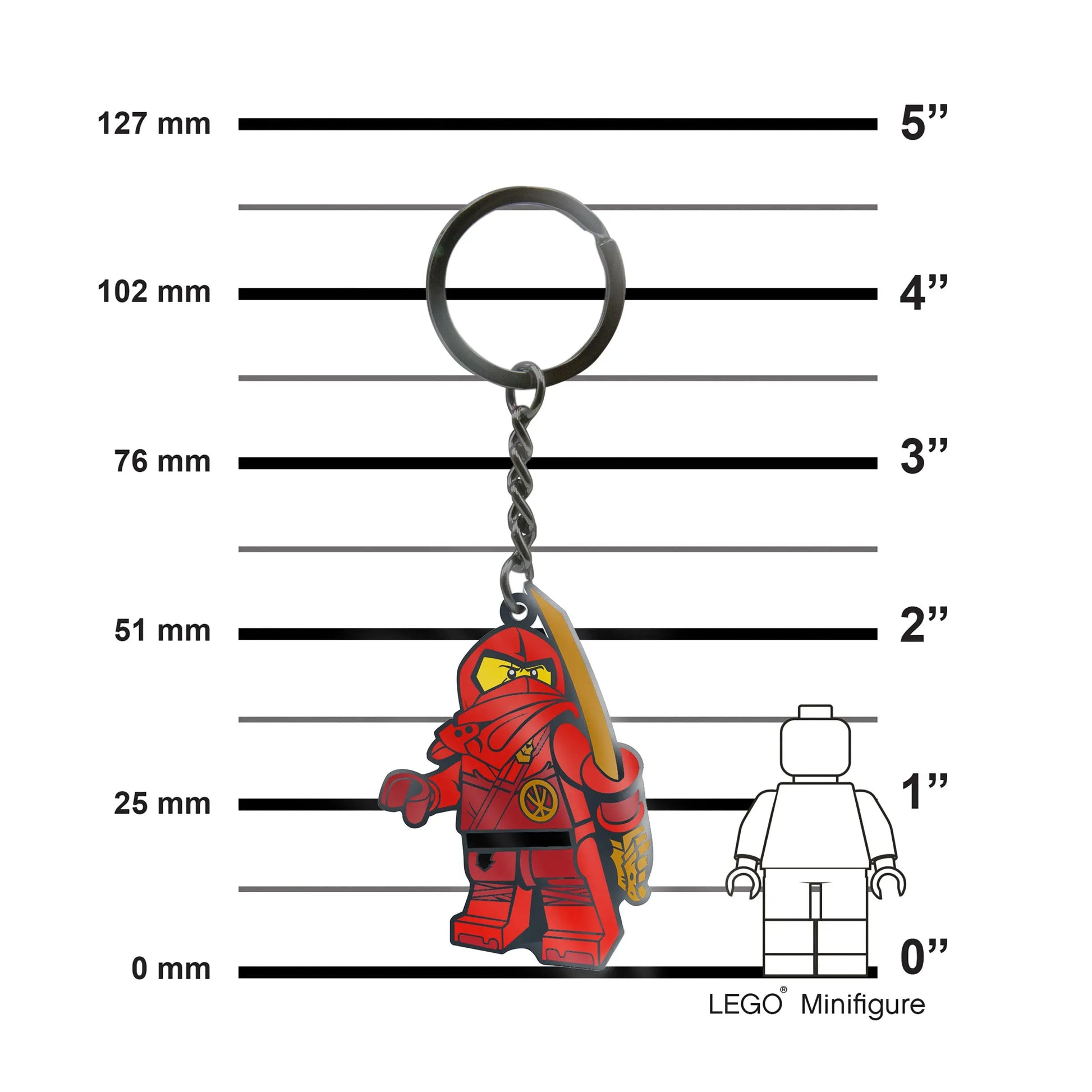 LEGO NINJAGO Enamel Keychain -  Kai (53337) IQ Hong Kong, Ltd.