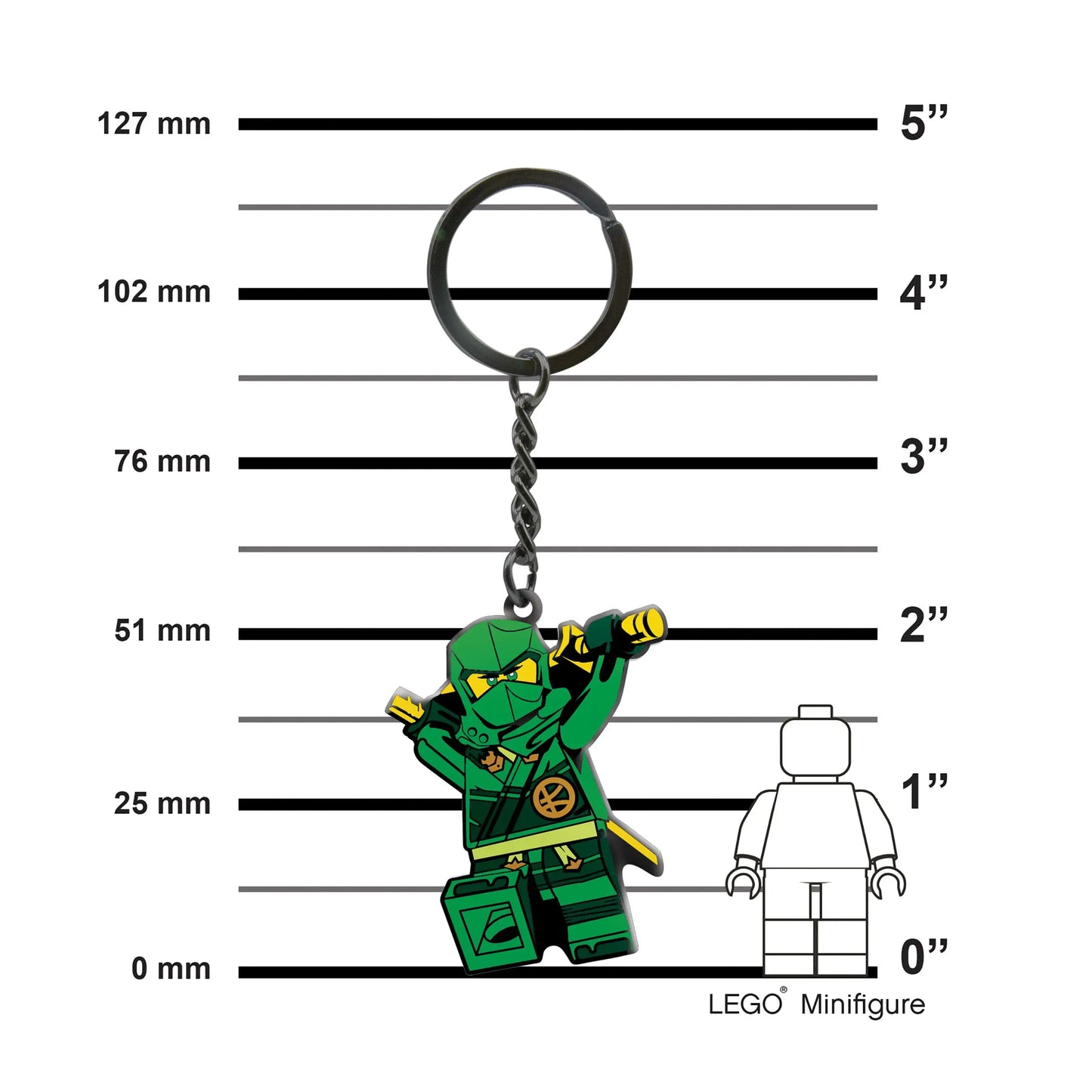LEGO NINJAGO Enamel Keychain -  Lloyd (53338) IQ Hong Kong, Ltd.