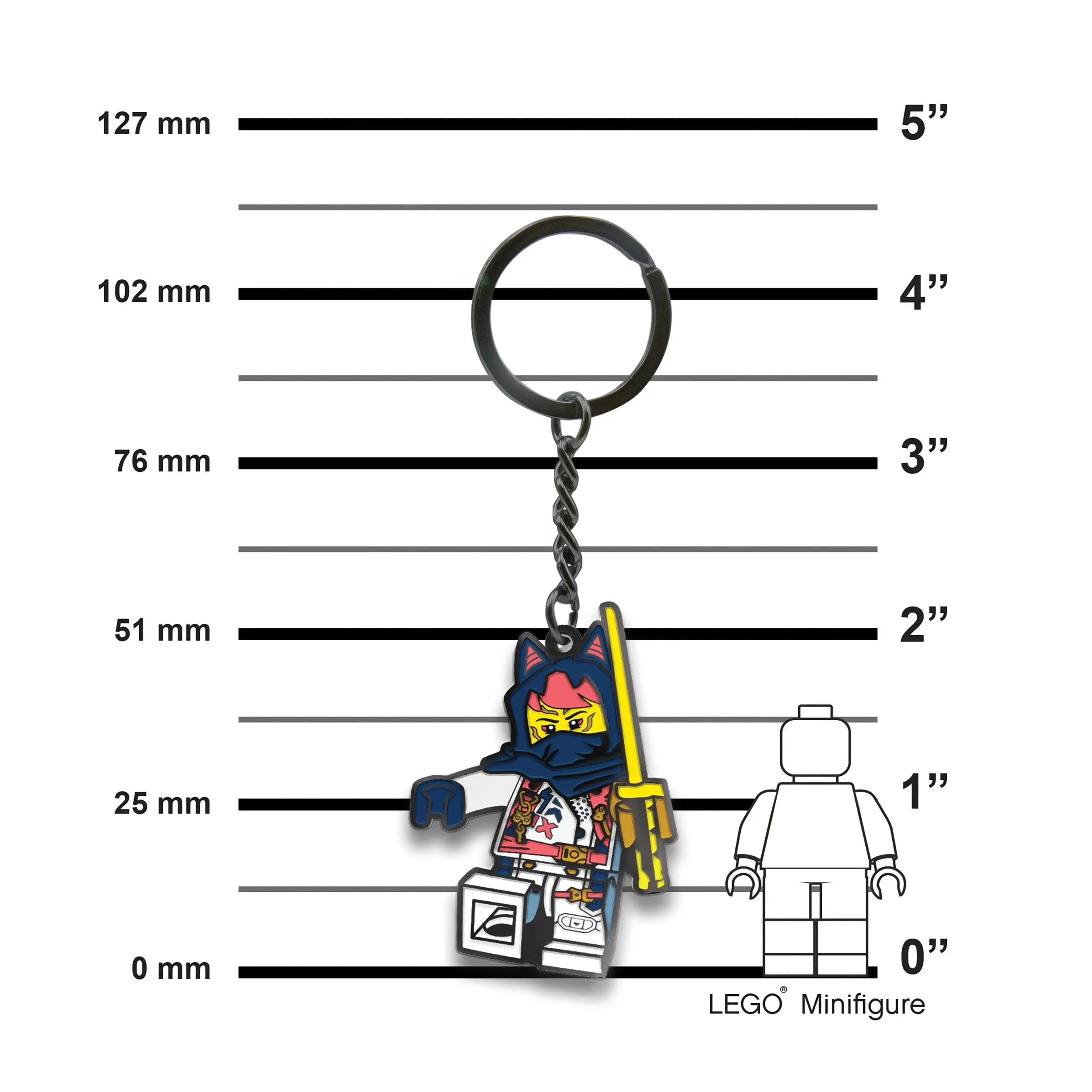 LEGO NINJAGO Enamel Keychain - Sora (53340) | Santoki