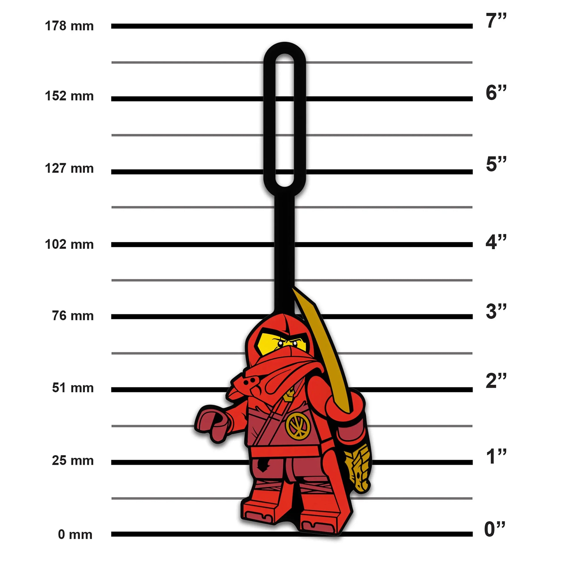 LEGO NINJAGO Bag Tag - Kai (53342) IQ Hong Kong, Ltd.