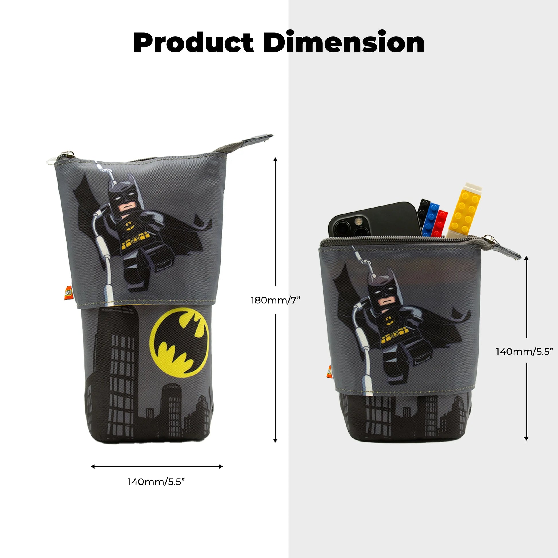 LEGO DC Pop Up Pencil Case - Batman (53368) IQ Hong Kong, Ltd.