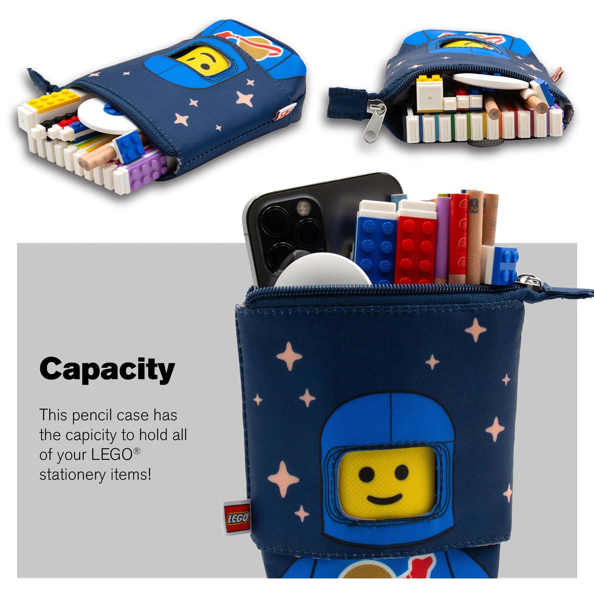 LEGO Minifigures Pop Up Pencil Case - Blue Spaceman (53389) IQ Hong Kong, Ltd.