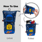 LEGO Minifigures Pop Up Pencil Case - Blue Spaceman (53389) IQ Hong Kong, Ltd.
