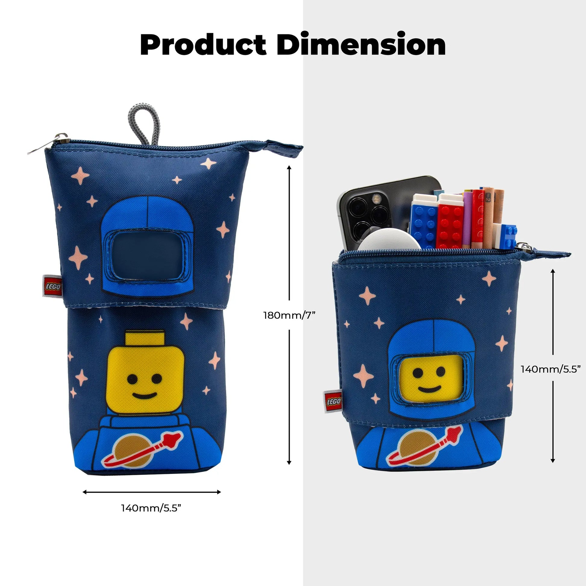 LEGO Minifigures Pop Up Pencil Case - Blue Spaceman (53389) IQ Hong Kong, Ltd.