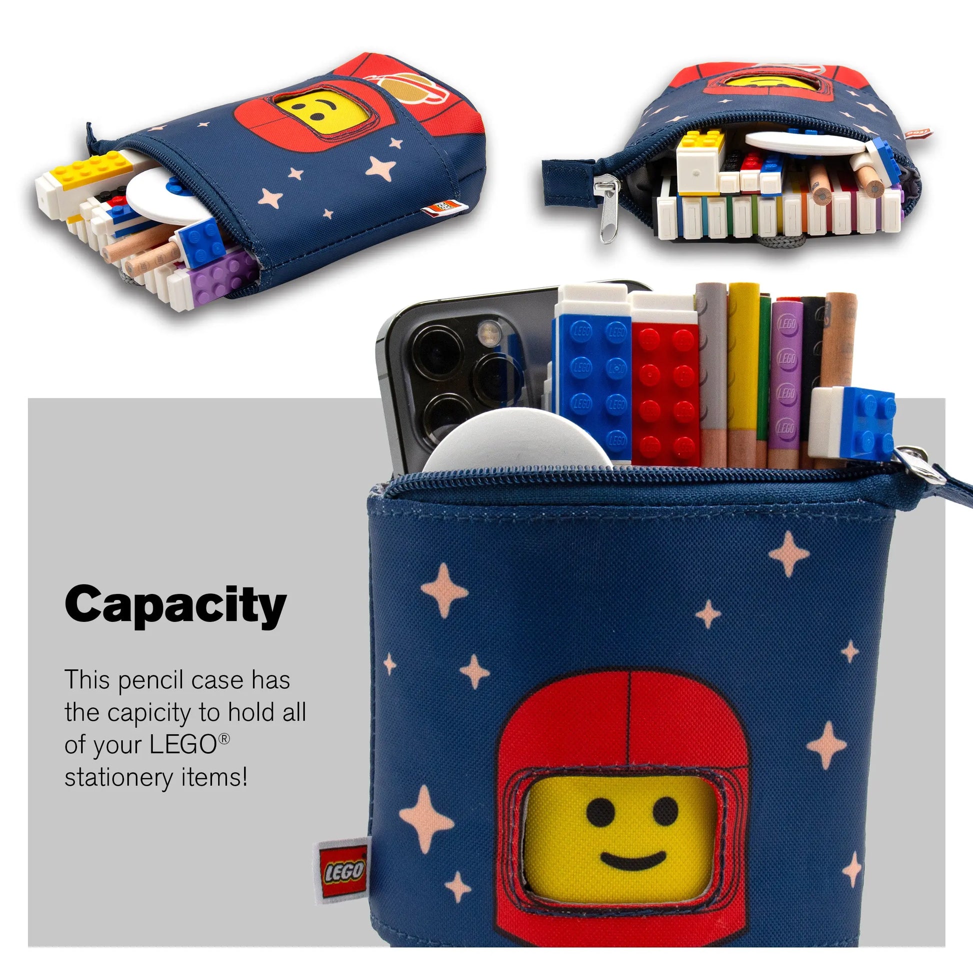 LEGO Minifigures Pop Up Pencil Case - Red Spaceman (53434) IQ Hong Kong, Ltd.