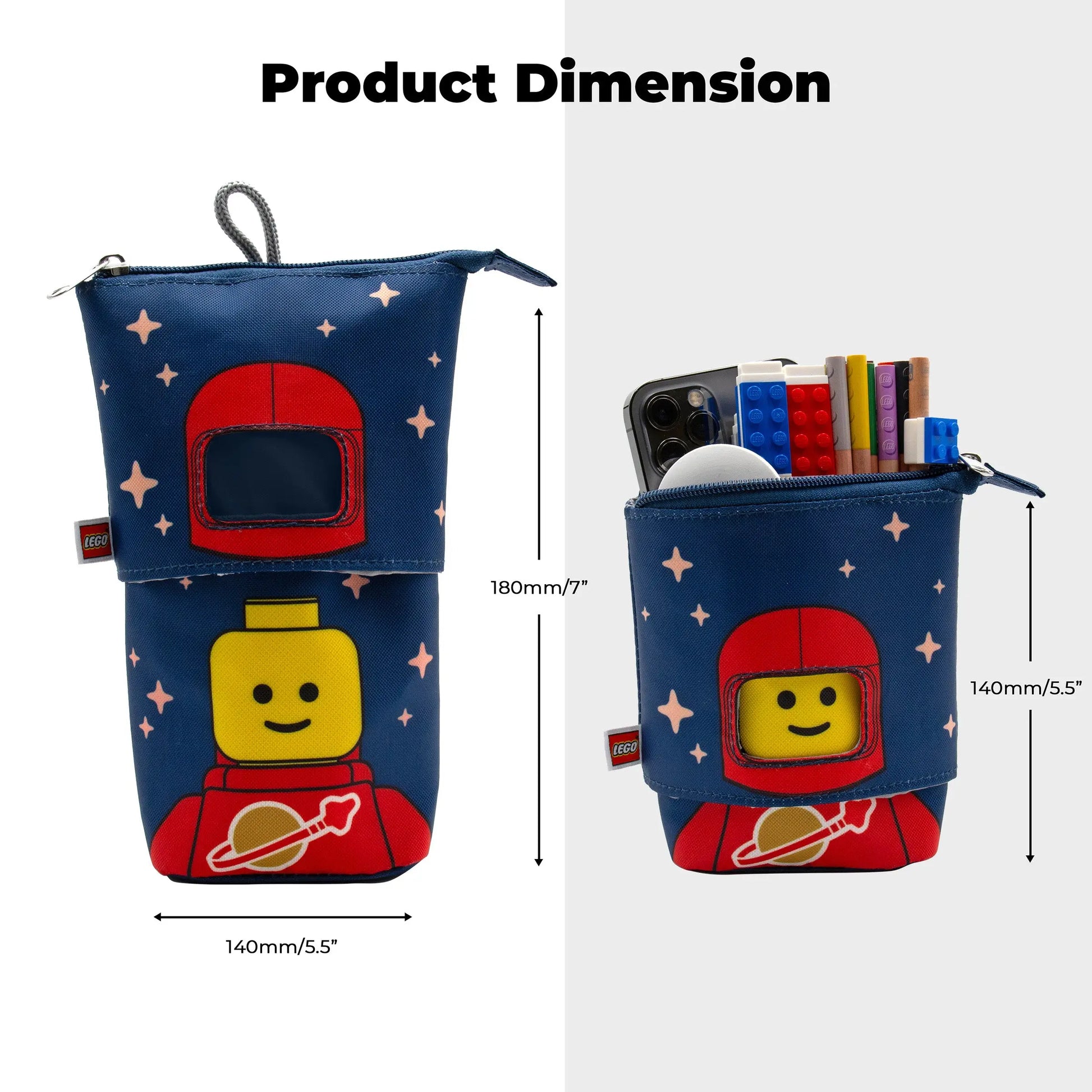 LEGO Minifigures Pop Up Pencil Case - Red Spaceman (53434) IQ Hong Kong, Ltd.