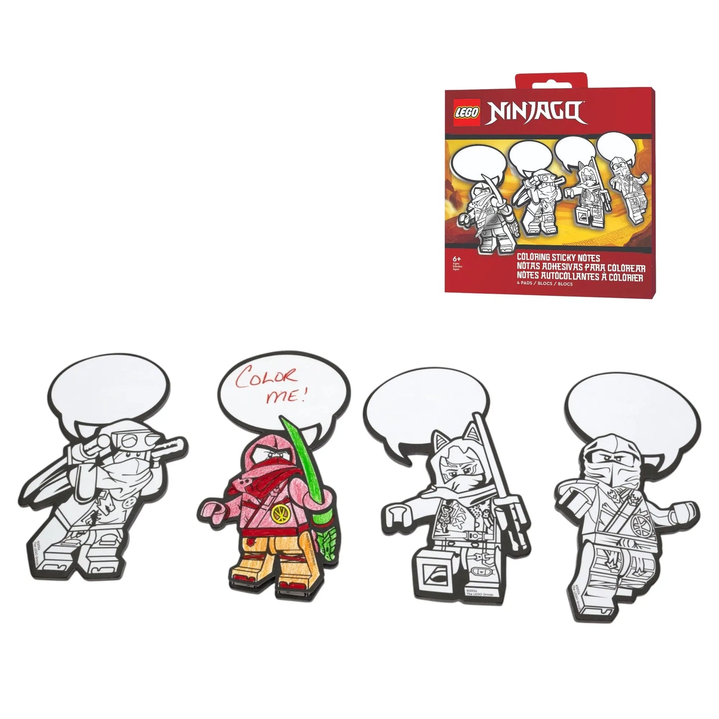 LEGO NINJAGO Coloring Sticky Notes - Dragons Rising (53457) IQ Hong Kong, Ltd.