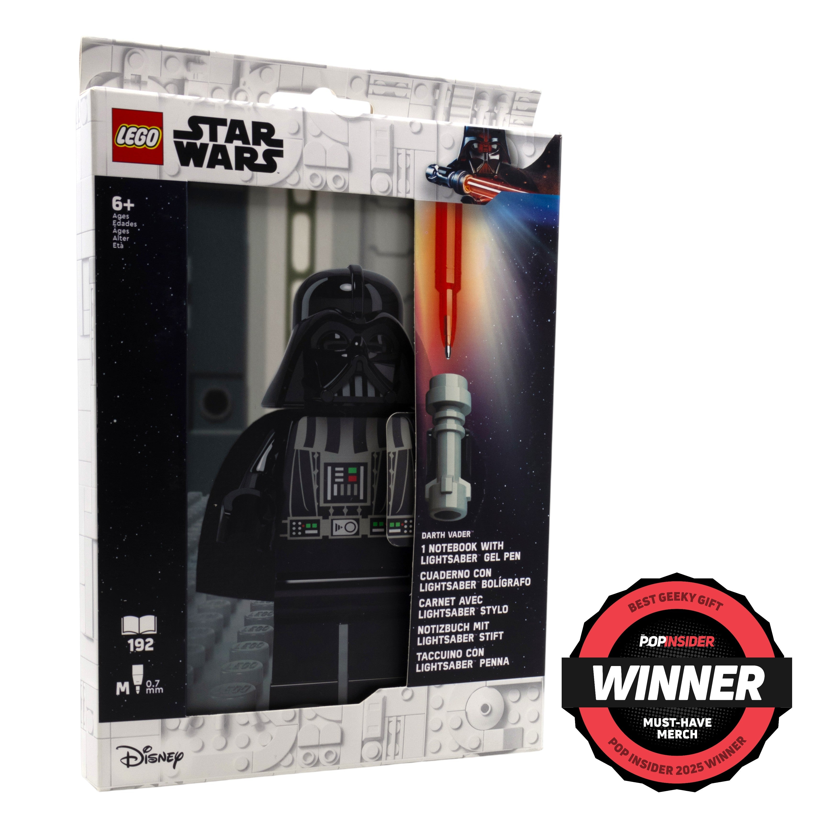 LEGO® Star Wars™ Dotted Notebook with Lightsaber Gel Pen - Darth Vader (53492) IQ Hong Kong, Ltd.