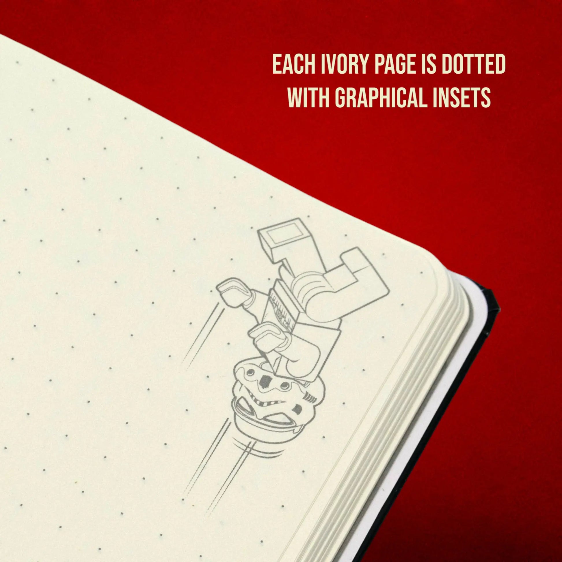 LEGO Star Wars Dotted Notebook with Lightsaber Gel Pen - Darth Vader (53492) IQ Hong Kong, Ltd.