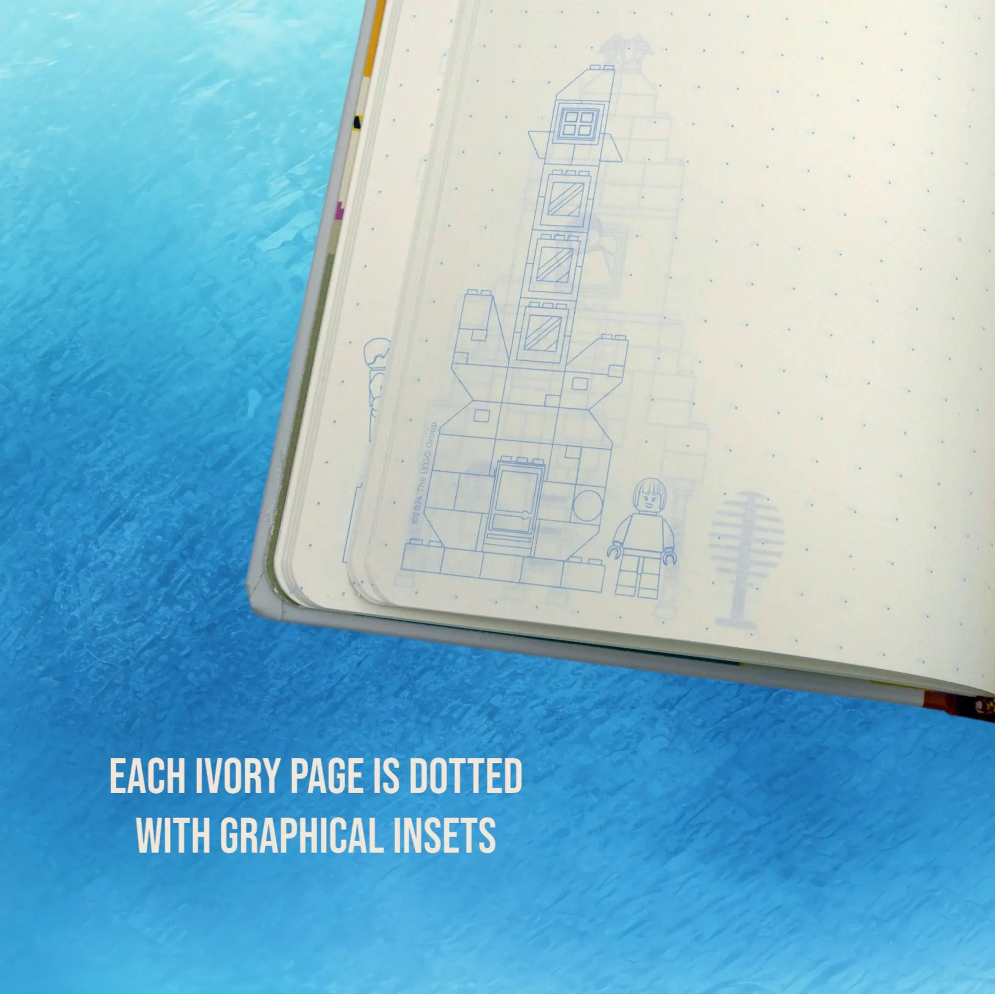 LEGO Stationery Thoughts Reclaim & Recycle Dotted Notebook with Gel Pen (53501) IQ Hong Kong, Ltd.