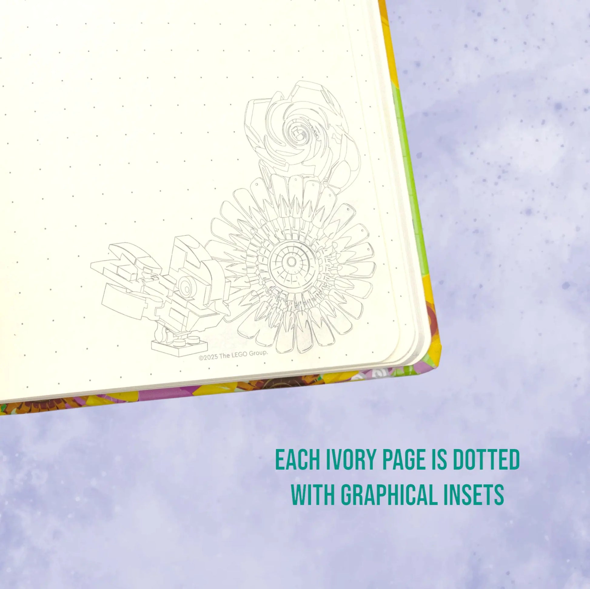 LEGO Stationery Reclaim & Recycle Dotted Notebook with Gel Pen - Botanical (53502) IQ Hong Kong, Ltd.