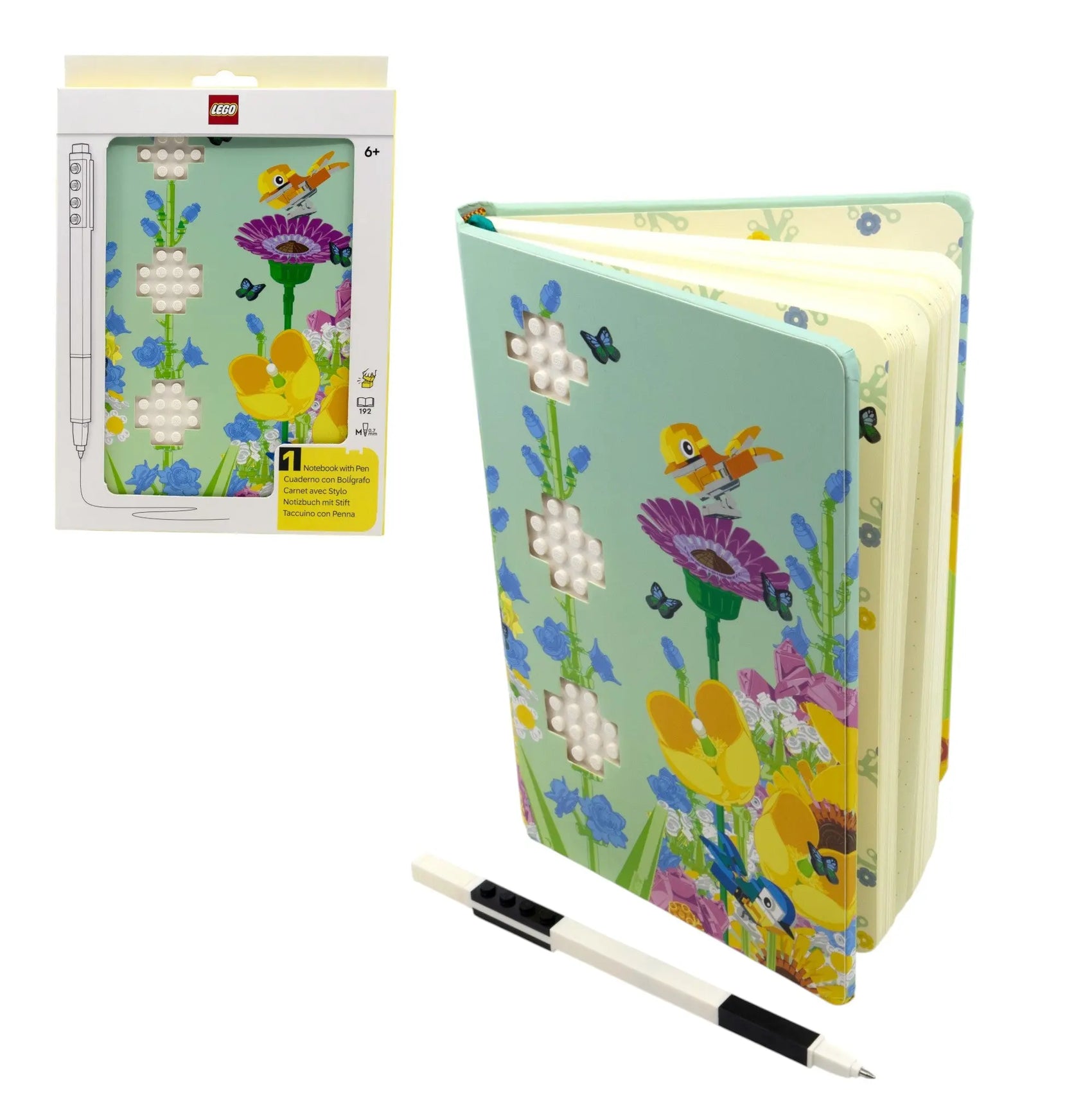 LEGO Stationery Reclaim & Recycle Dotted Notebook with Gel Pen - Botanical (53502) IQ Hong Kong, Ltd.