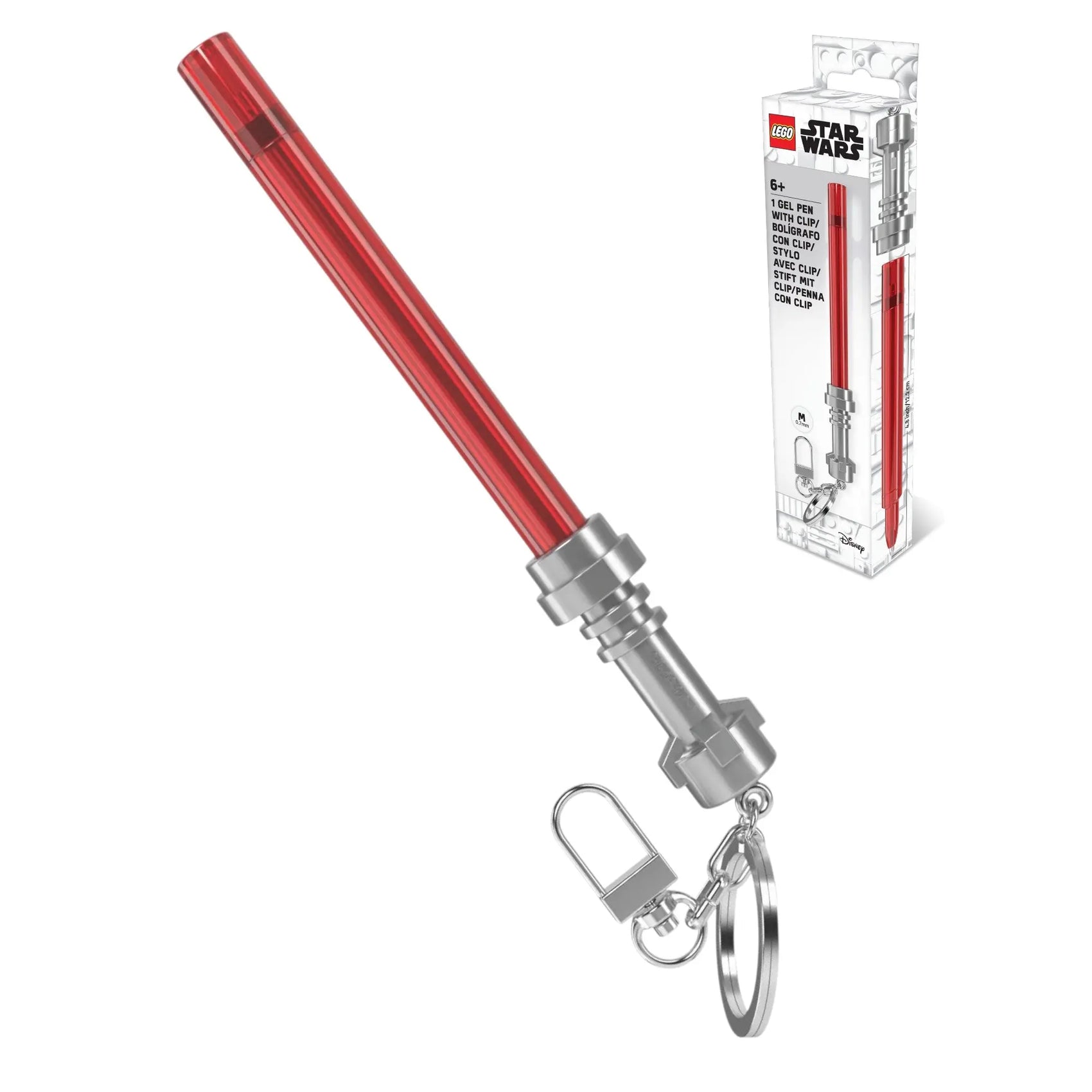 LEGO Star Wars Lightsber Gel Pen with Clip - Red (53509) IQ Hong Kong, Ltd.