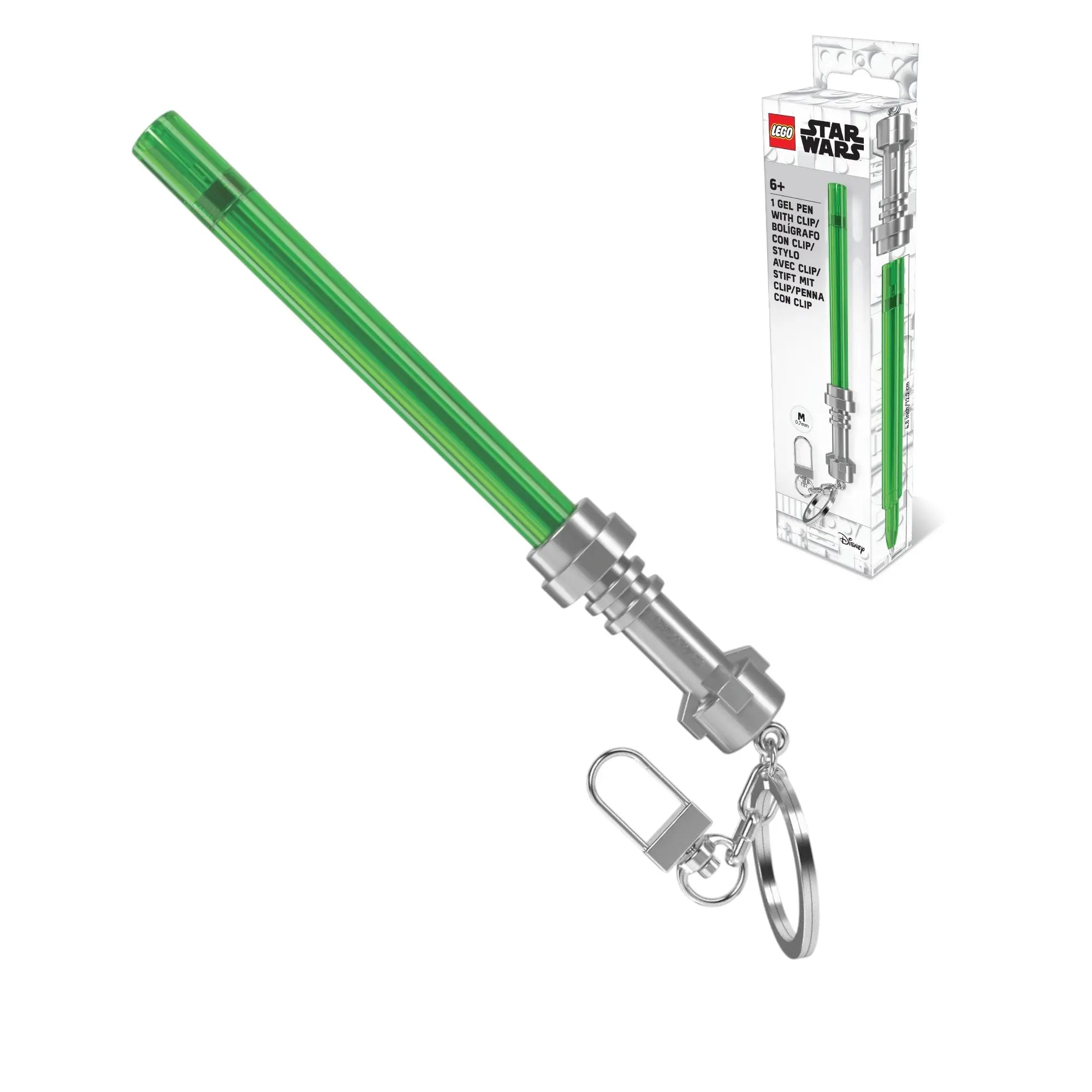 LEGO Star Wars™ Lightsaber Gel Pen with Clip - Lime (53512) | Santoki