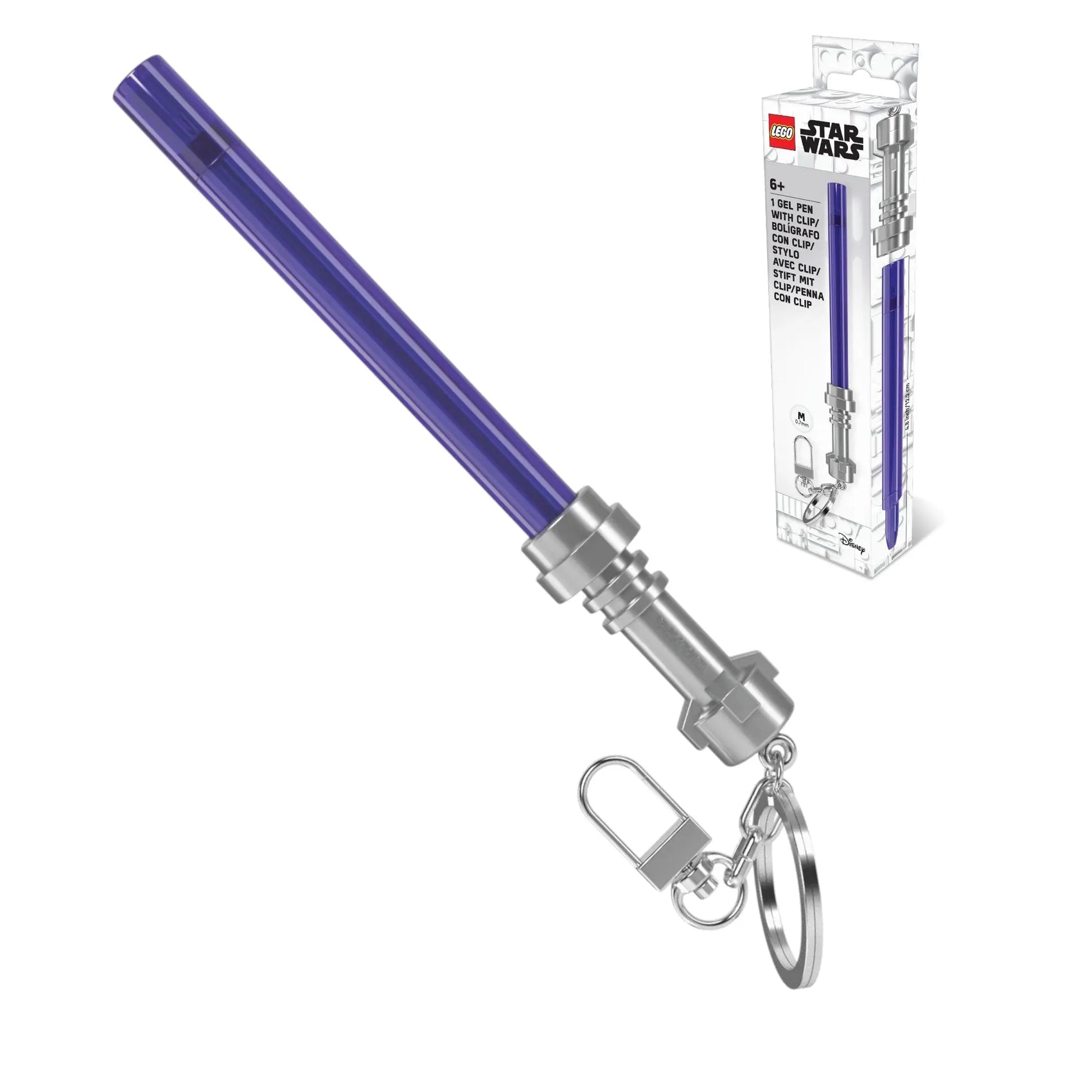 LEGO Star Wars Lightsaber Gel Pen with Clip - Purple (53516) IQ Hong Kong, Ltd.