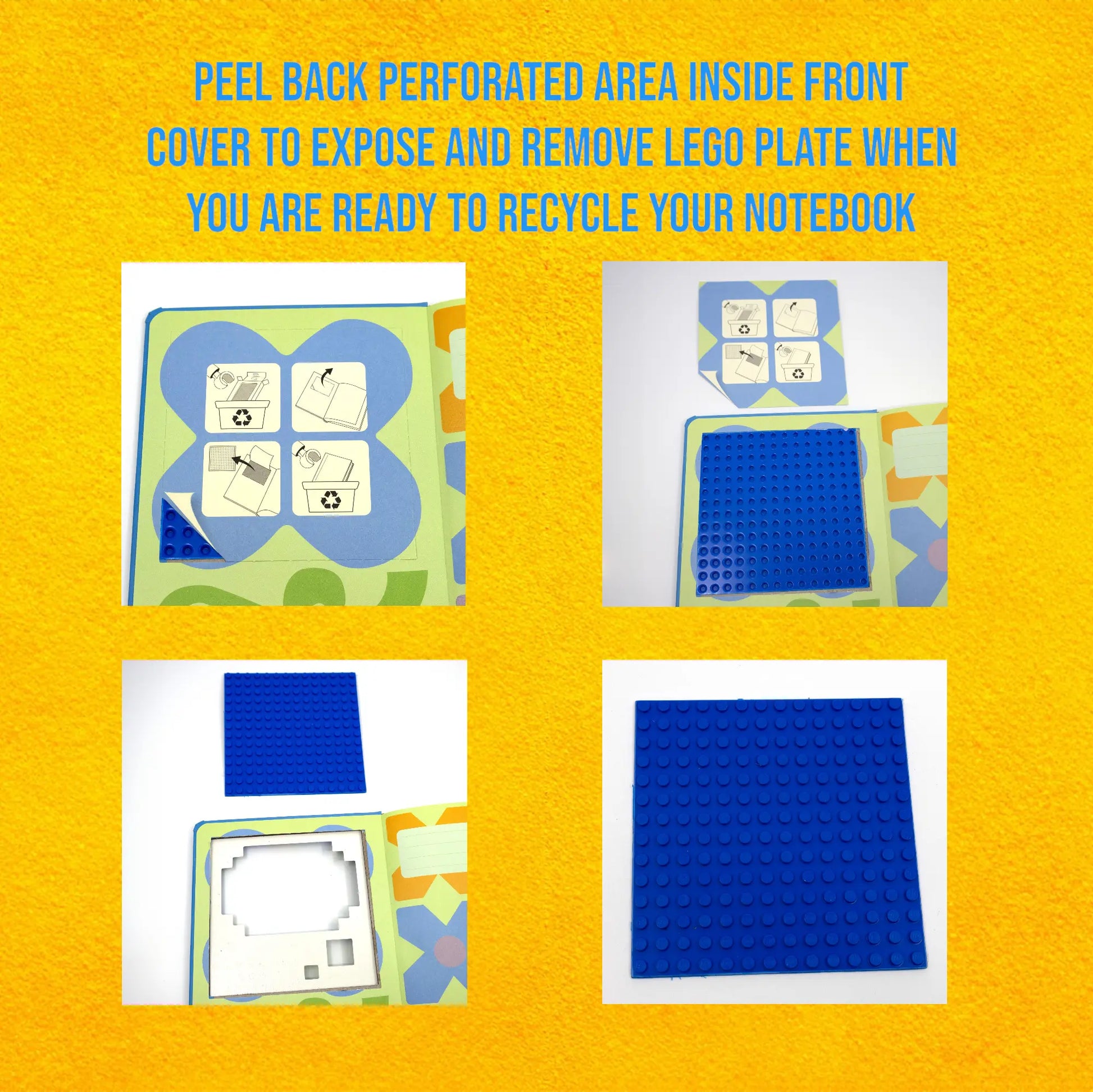 LEGO Stationery Elephant Reclaim & Recycle Dotted Notebook with Gel Pen (53633) IQ Hong Kong, Ltd.