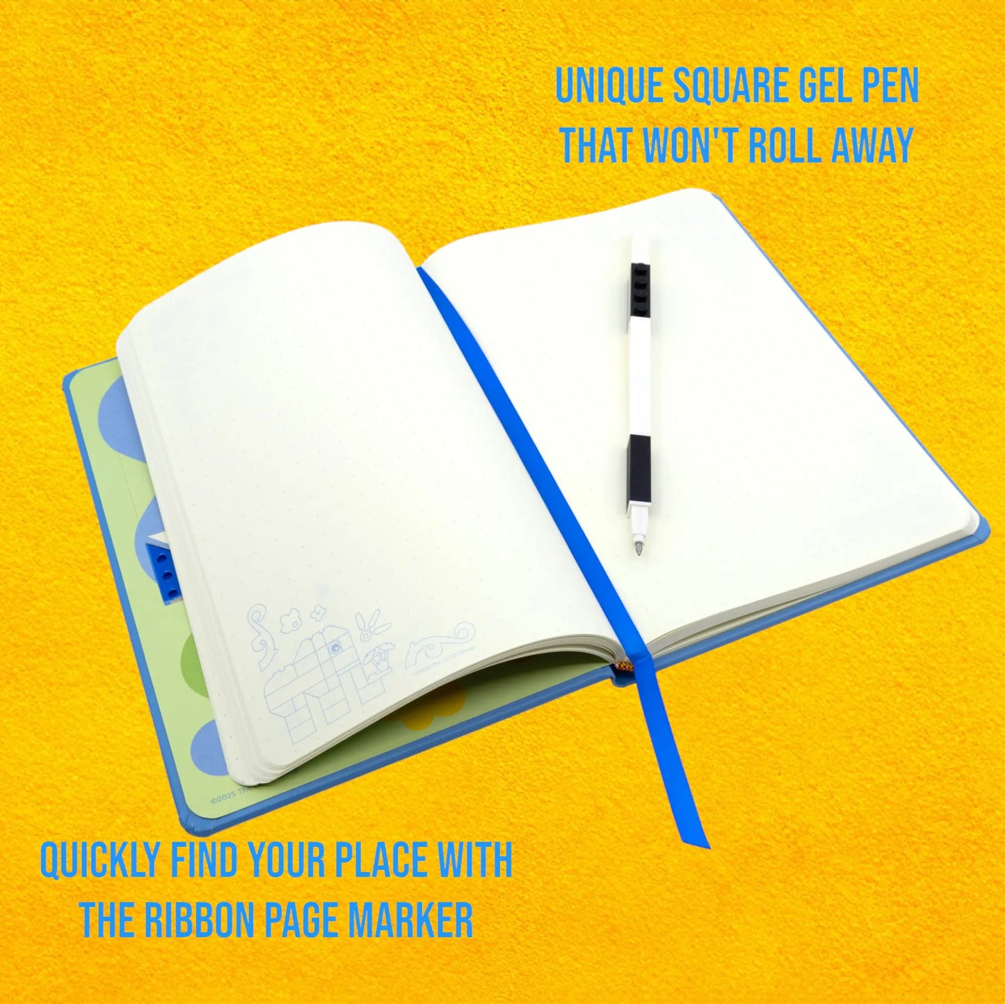 LEGO Stationery Elephant Reclaim & Recycle Dotted Notebook with Gel Pen (53633) IQ Hong Kong, Ltd.