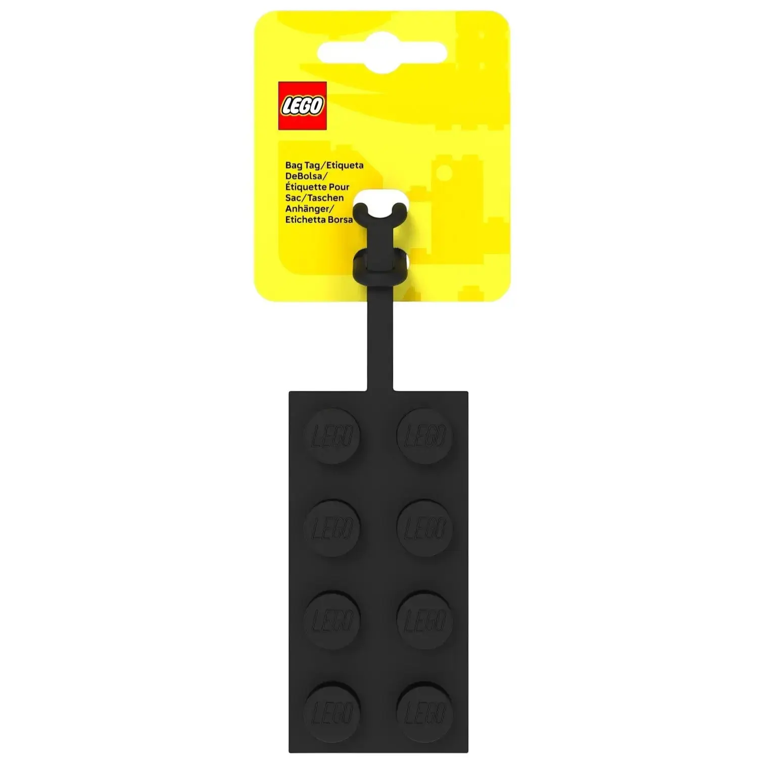 LEGO® Bag Tag 2x4 - Black (53654) IQ Hong Kong, Ltd.