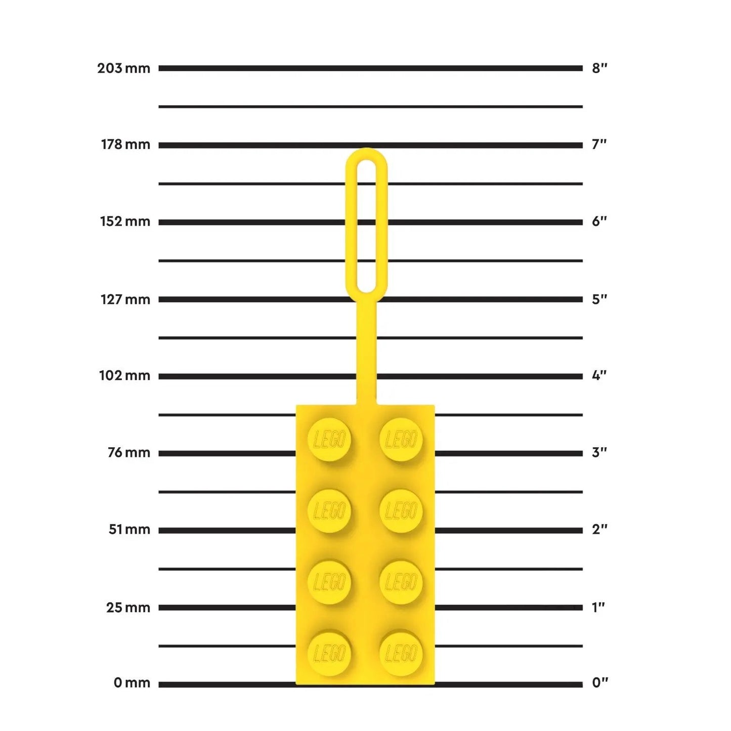 LEGO® Bag Tag 2x4 - Yellow (53657)