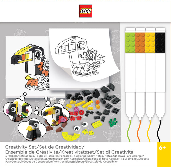 LEGO Stationery Creativity Set with Building Toy - Animal (53666)