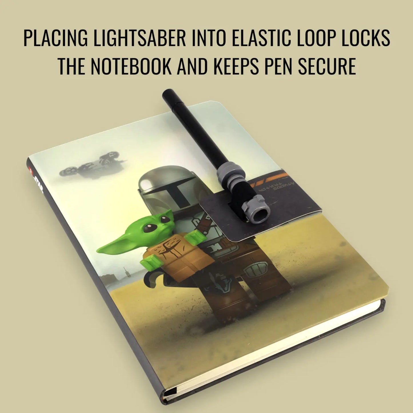 LEGO Star Wars The Mandalorian Notebook & Darksaber Gel Pen (53688) IQ Hong Kong, Ltd.